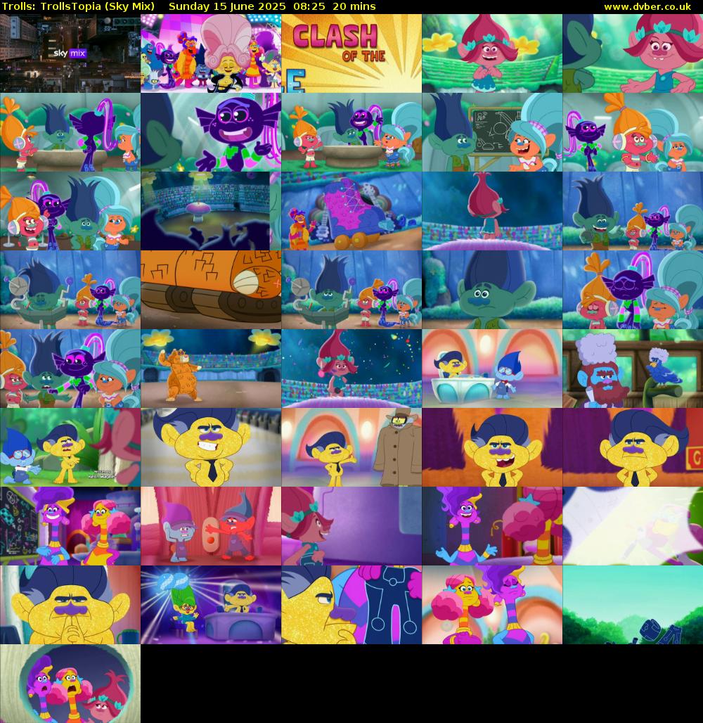 Trolls: TrollsTopia (Sky Mix) Sunday 15 June 2025 08:25 - 08:45