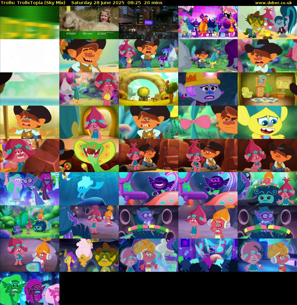 Trolls: TrollsTopia (Sky Mix) Saturday 28 June 2025 08:25 - 08:45