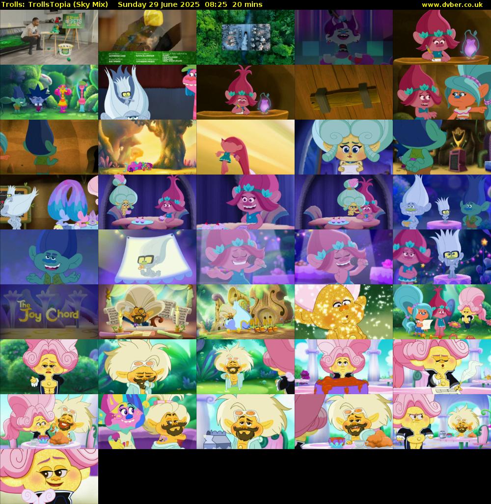 Trolls: TrollsTopia (Sky Mix) Sunday 29 June 2025 08:25 - 08:45
