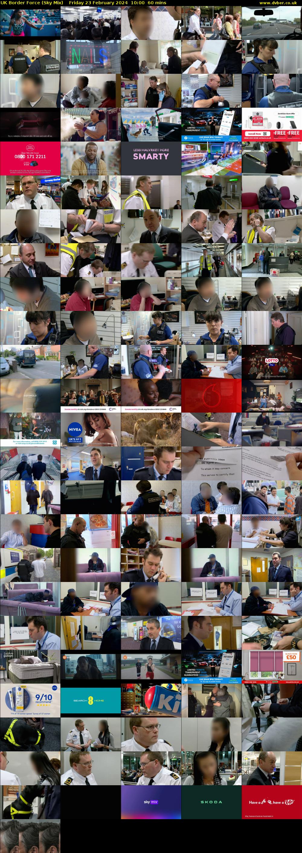 UK Border Force (Sky Mix) Friday 23 February 2024 10:00 - 11:00