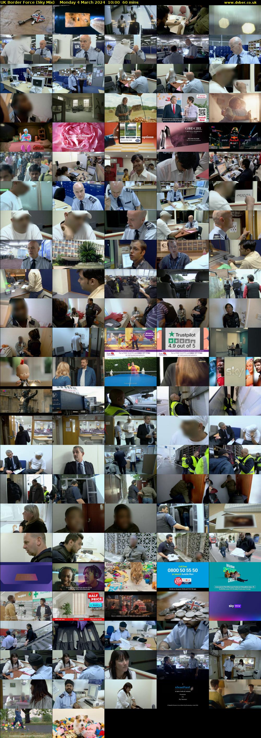 UK Border Force (Sky Mix) Monday 4 March 2024 10:00 - 11:00