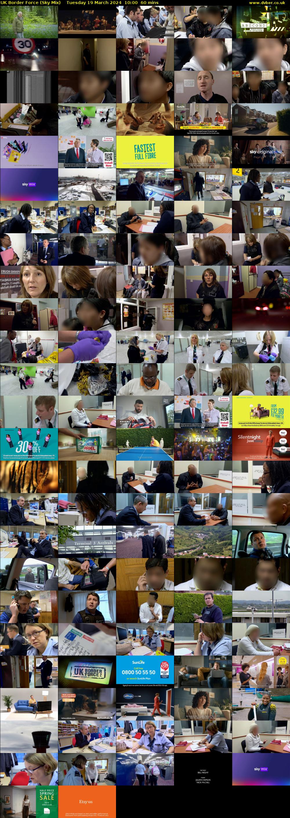UK Border Force (Sky Mix) Tuesday 19 March 2024 10:00 - 11:00