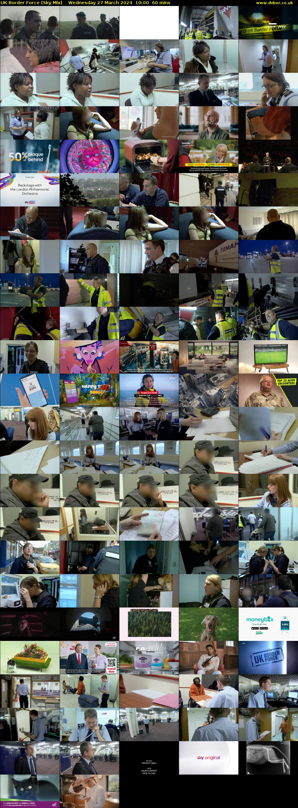 UK Border Force (Sky Mix) Wednesday 27 March 2024 10:00 - 11:00