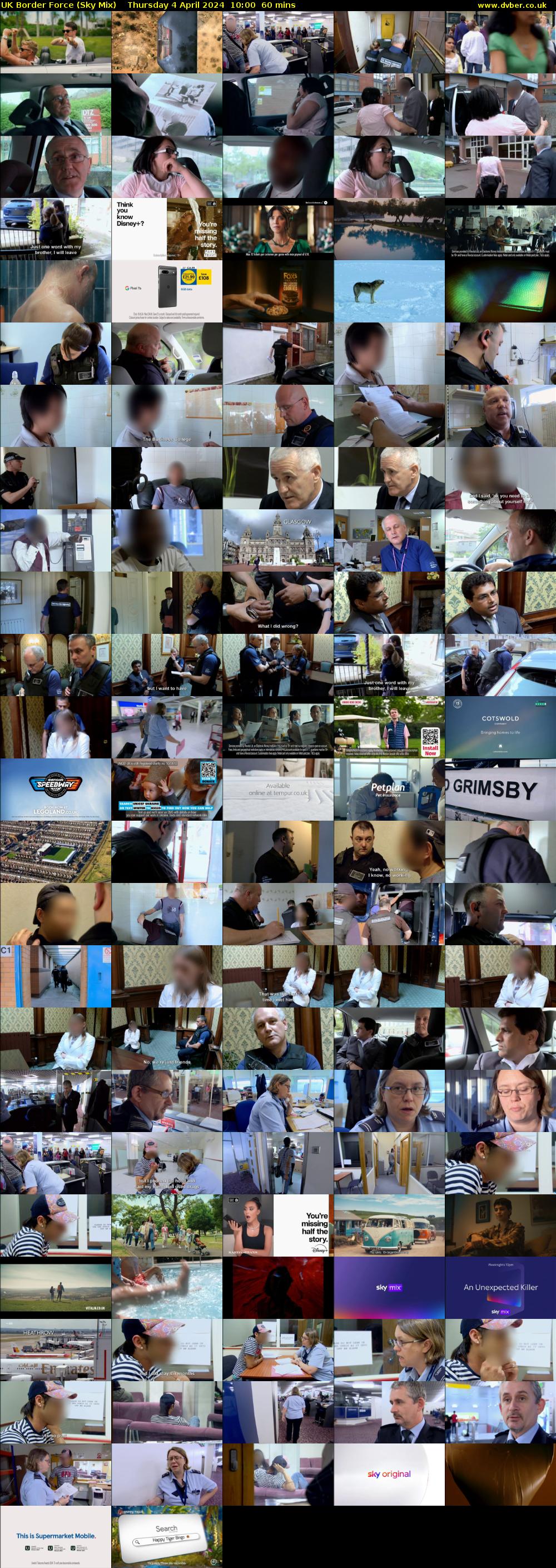 UK Border Force (Sky Mix) Thursday 4 April 2024 10:00 - 11:00