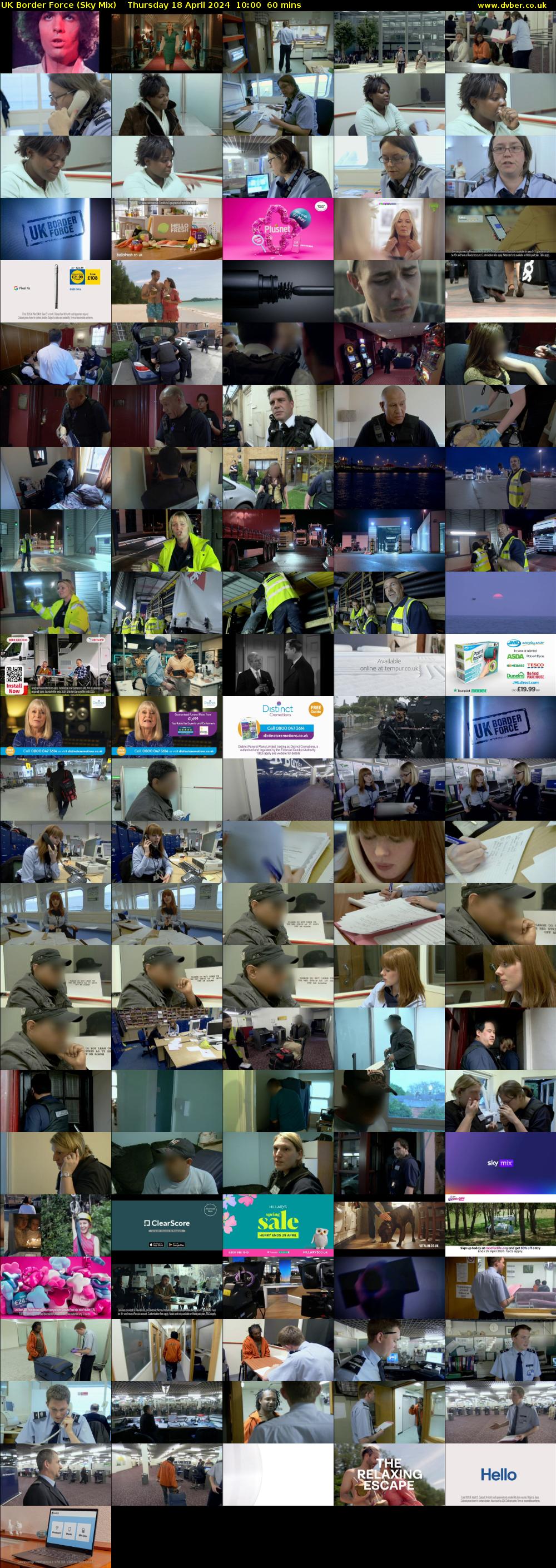 UK Border Force (Sky Mix) Thursday 18 April 2024 10:00 - 11:00