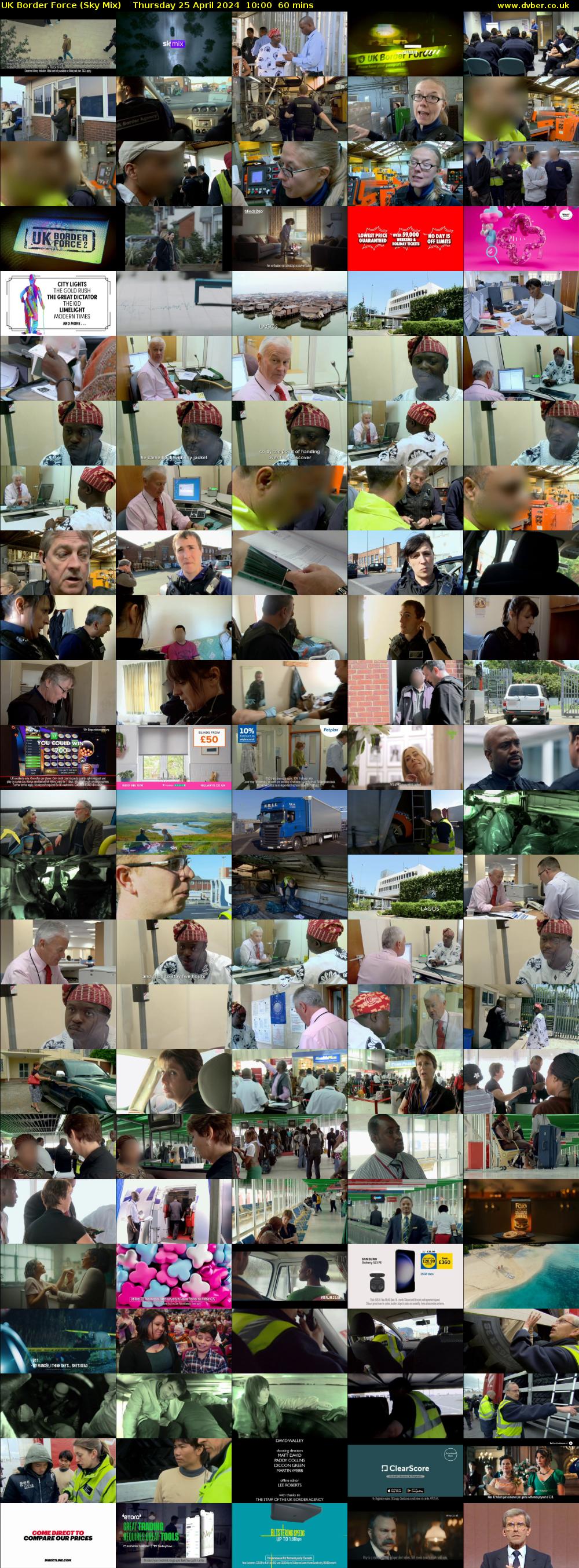 UK Border Force (Sky Mix) Thursday 25 April 2024 10:00 - 11:00
