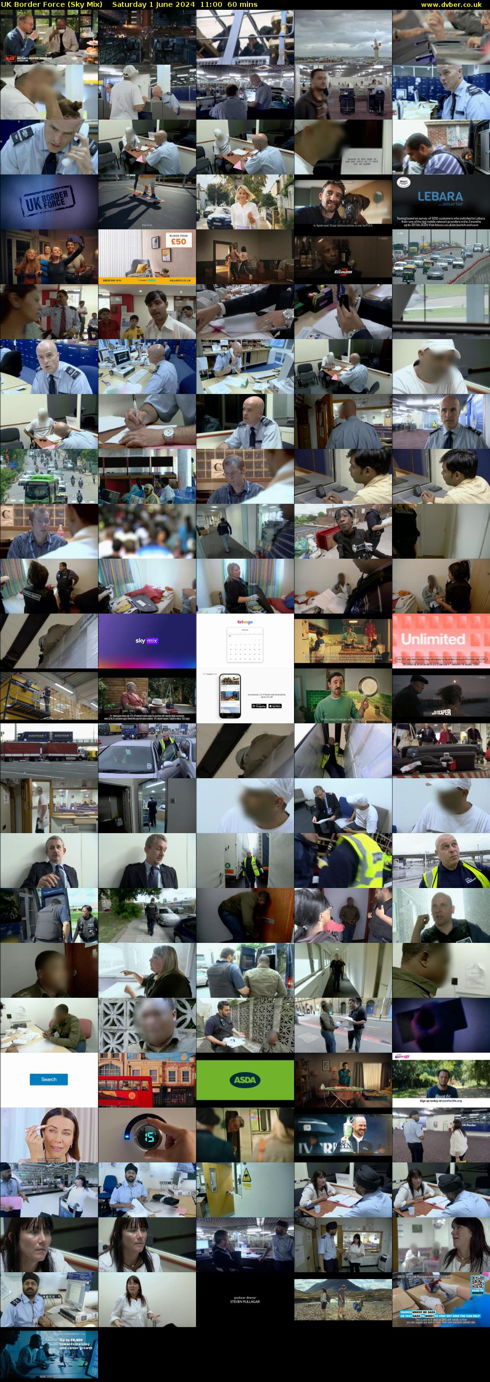 UK Border Force (Sky Mix) Saturday 1 June 2024 11:00 - 12:00