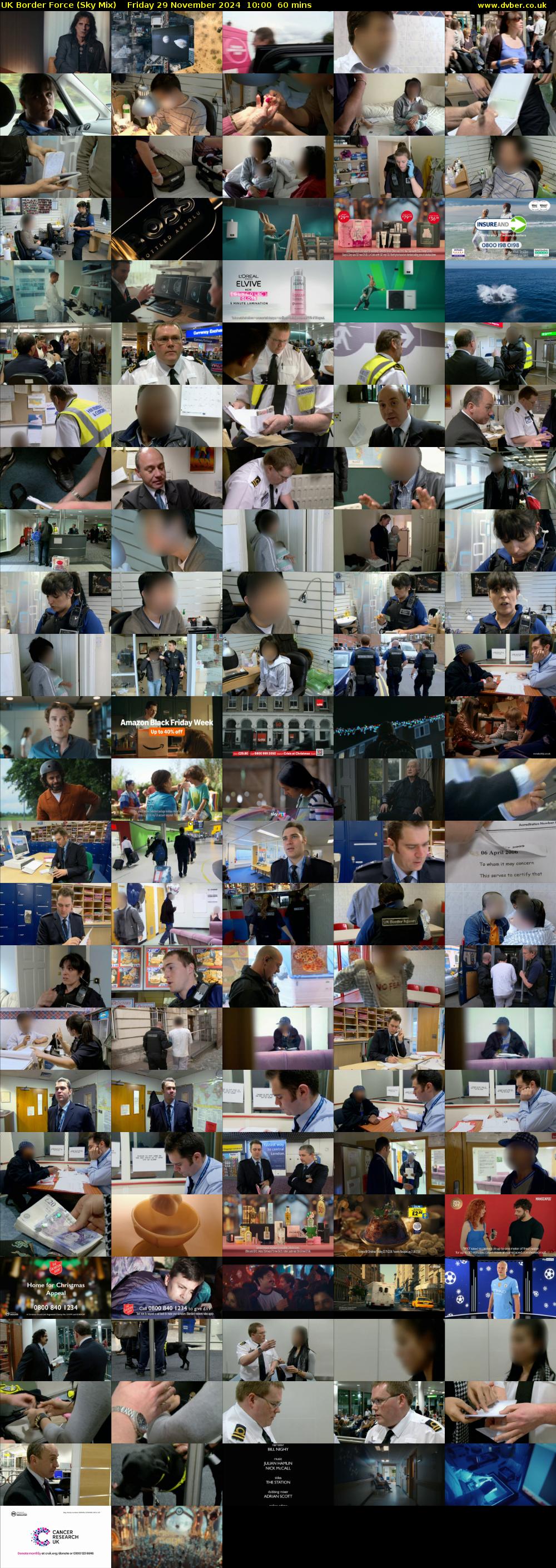 UK Border Force (Sky Mix) Friday 29 November 2024 10:00 - 11:00