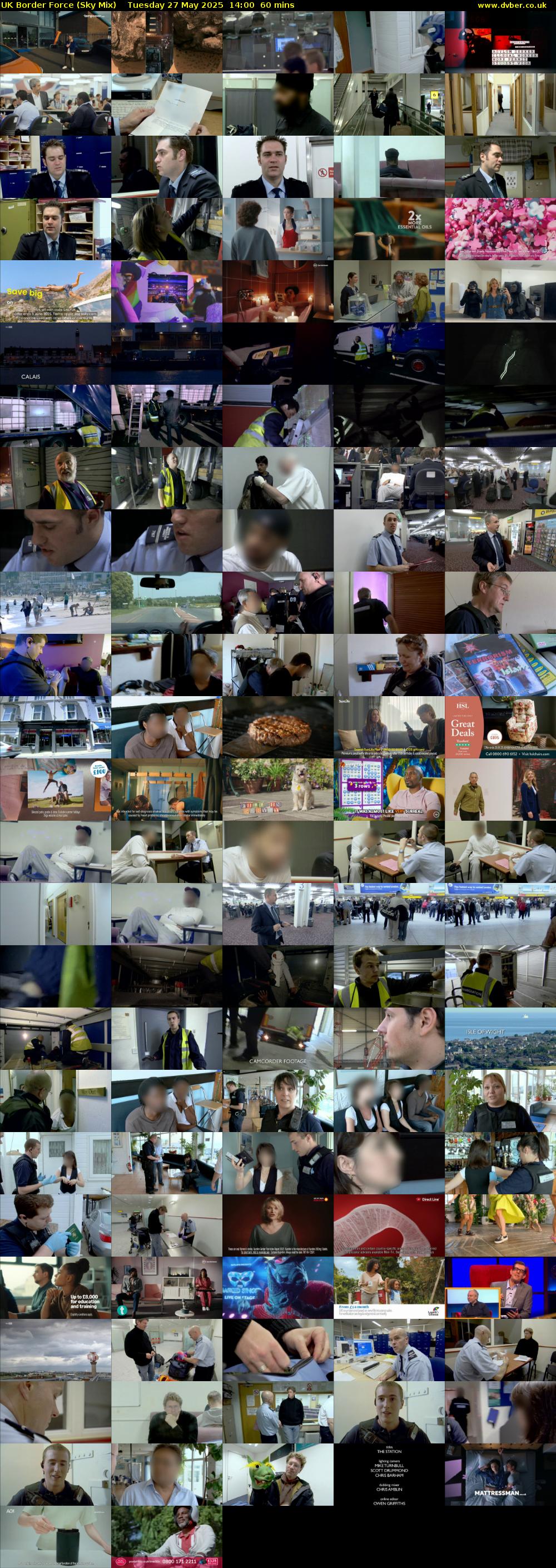 UK Border Force (Sky Mix) Tuesday 27 May 2025 14:00 - 15:00