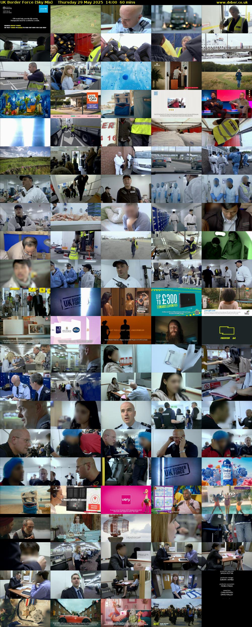 UK Border Force (Sky Mix) Thursday 29 May 2025 14:00 - 15:00