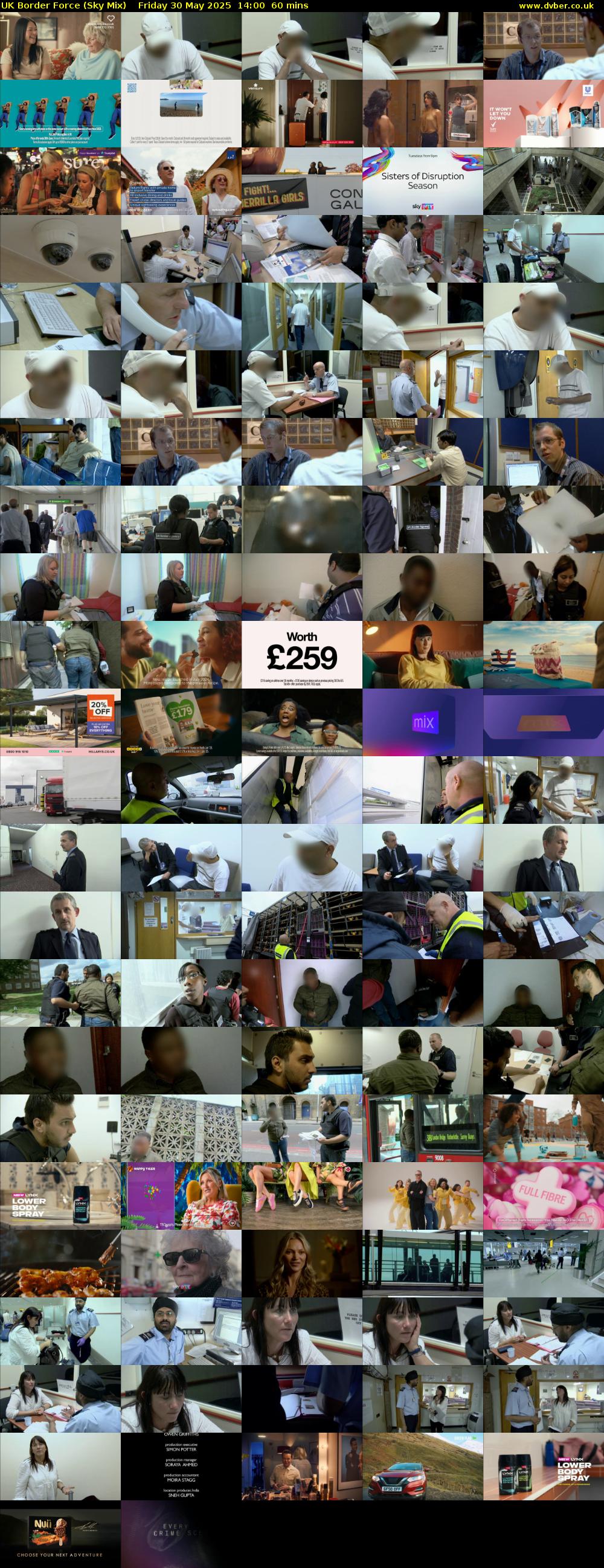 UK Border Force (Sky Mix) Friday 30 May 2025 14:00 - 15:00