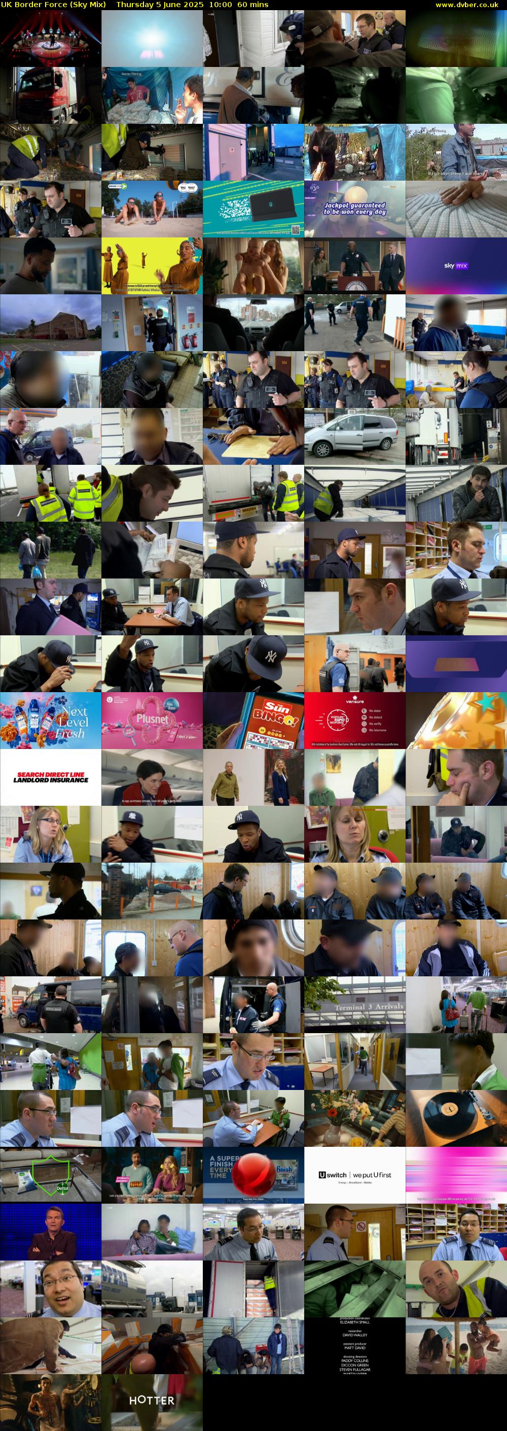 UK Border Force (Sky Mix) Thursday 5 June 2025 10:00 - 11:00