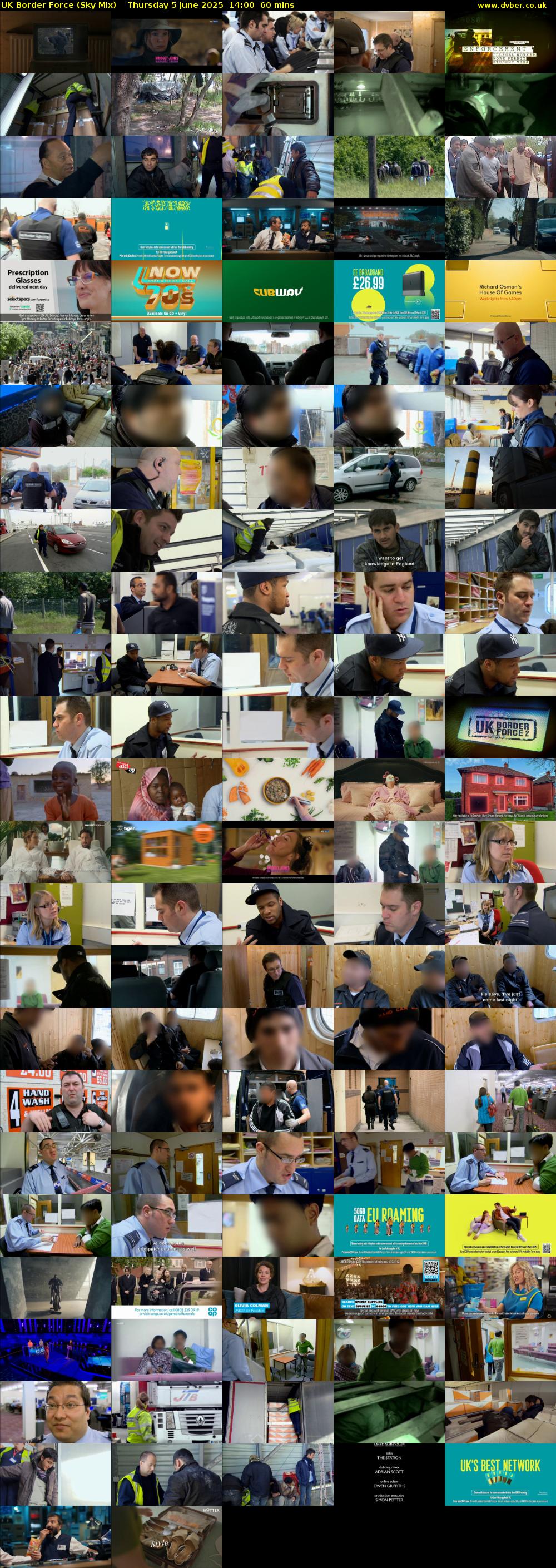 UK Border Force (Sky Mix) Thursday 5 June 2025 14:00 - 15:00