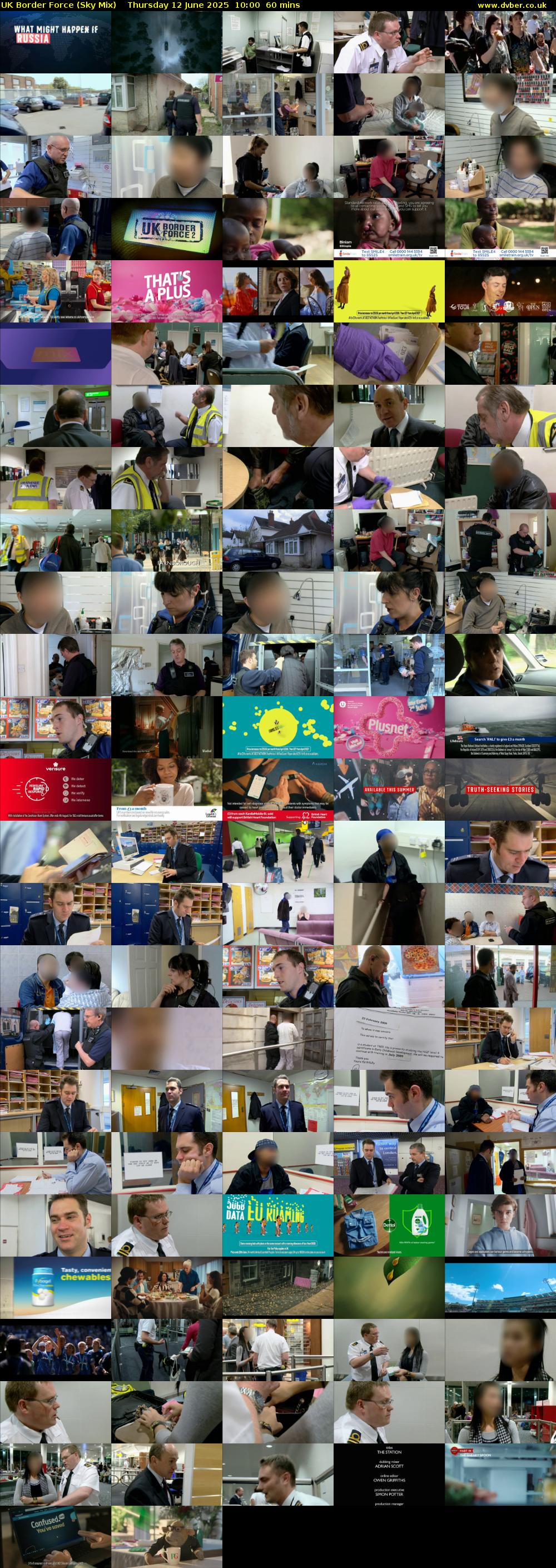 UK Border Force (Sky Mix) Thursday 12 June 2025 10:00 - 11:00
