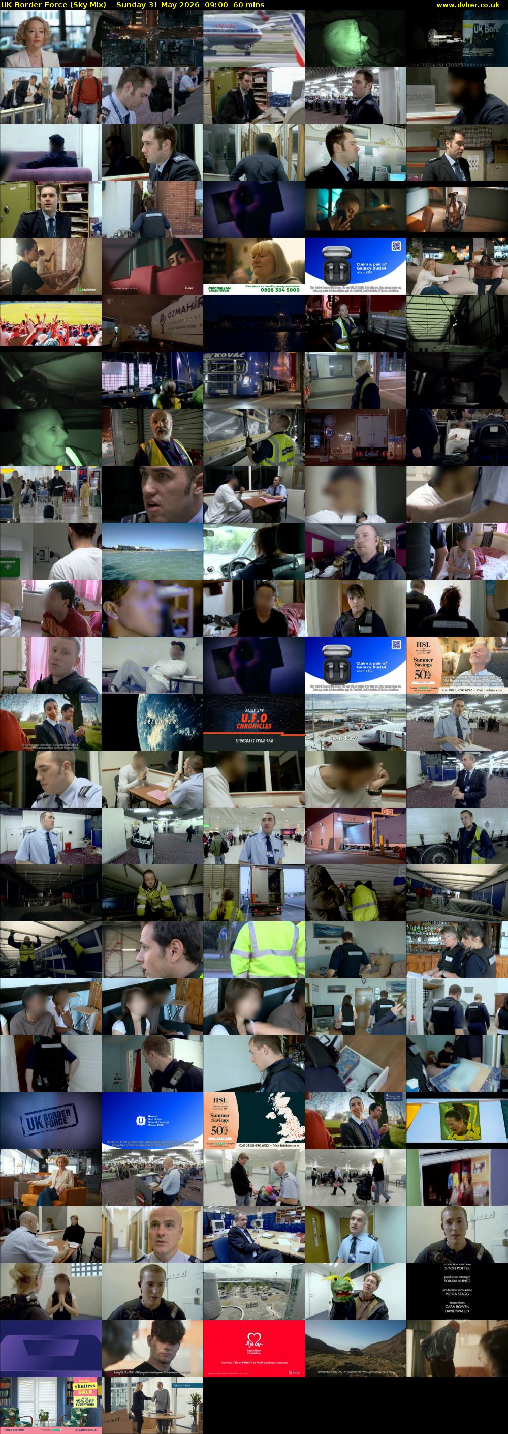 UK Border Force (Sky Mix) Sunday 31 May 2026 09:00 - 10:00