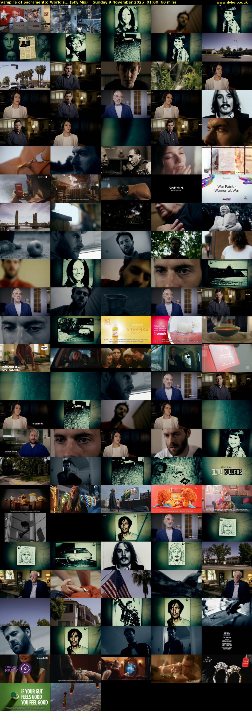 Vampire of Sacramento: World's... (Sky Mix) Sunday 9 November 2025 01:00 - 02:00