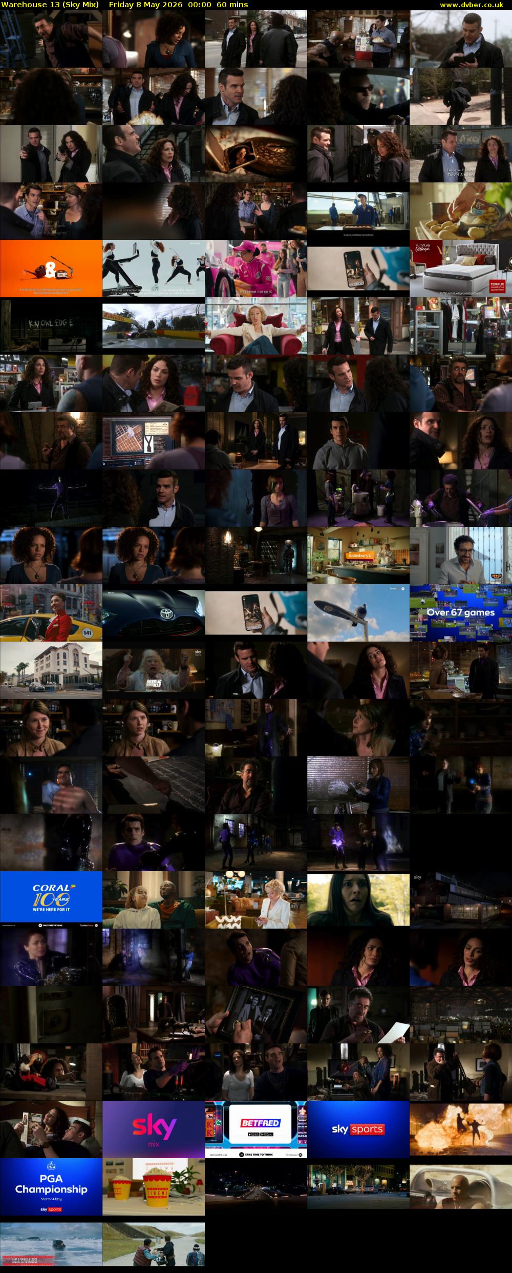 Warehouse 13 (Sky Mix) Friday 8 May 2026 00:00 - 01:00