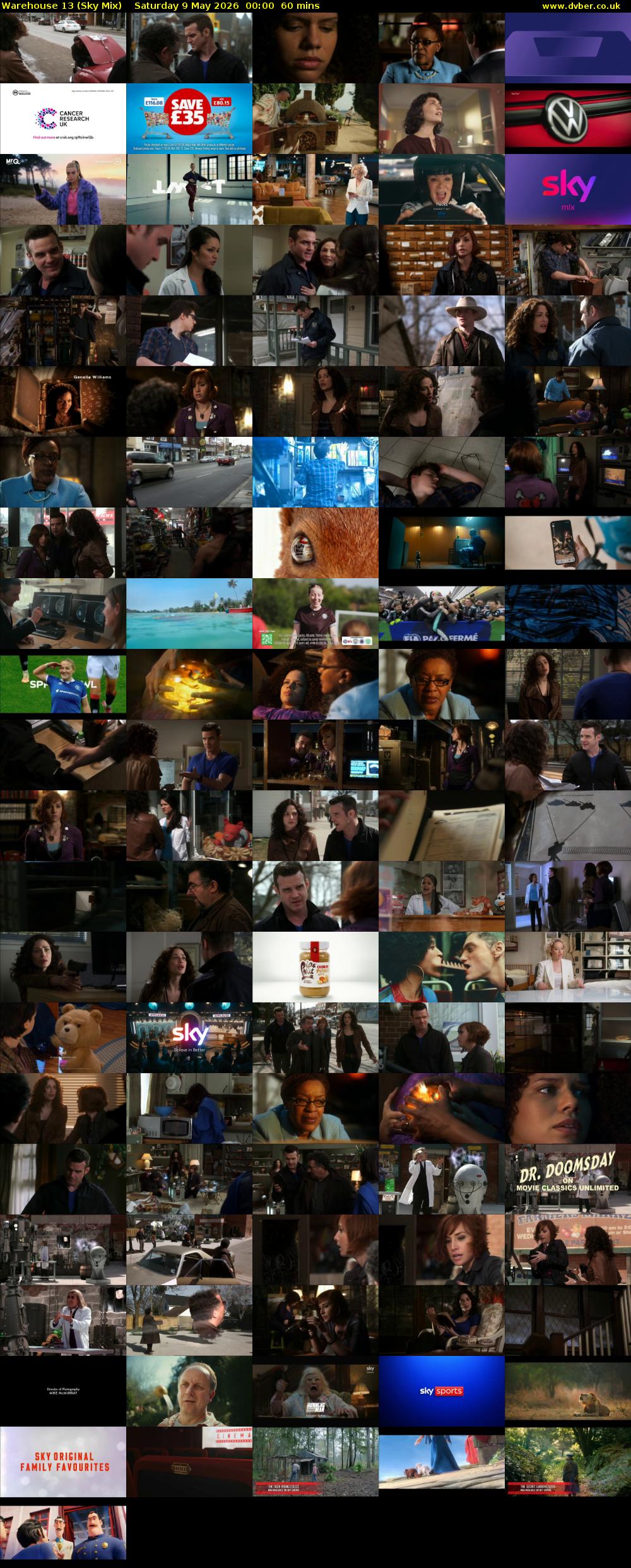 Warehouse 13 (Sky Mix) Saturday 9 May 2026 00:00 - 01:00