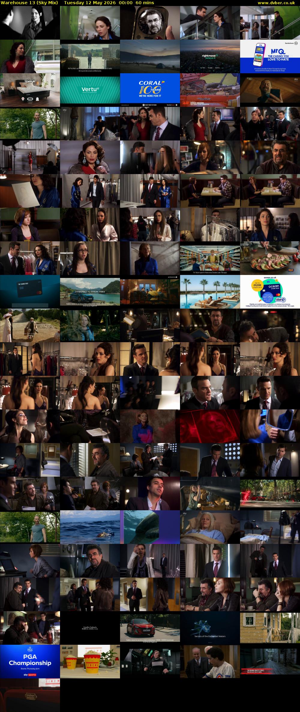 Warehouse 13 (Sky Mix) Tuesday 12 May 2026 00:00 - 01:00