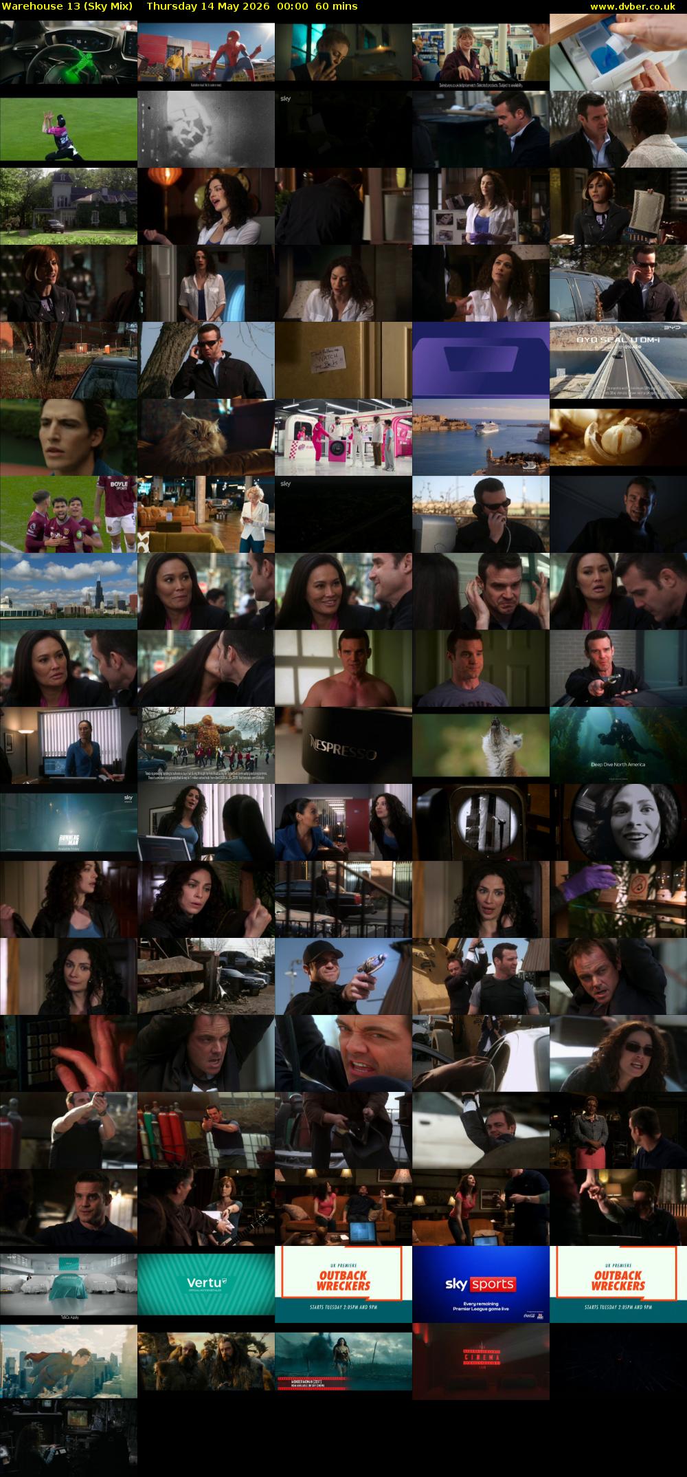 Warehouse 13 (Sky Mix) Thursday 14 May 2026 00:00 - 01:00