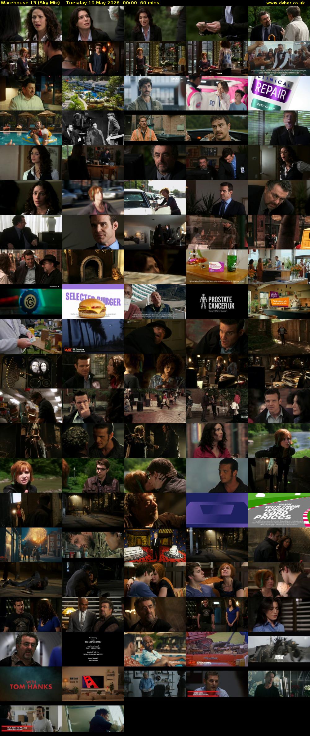 Warehouse 13 (Sky Mix) Tuesday 19 May 2026 00:00 - 01:00