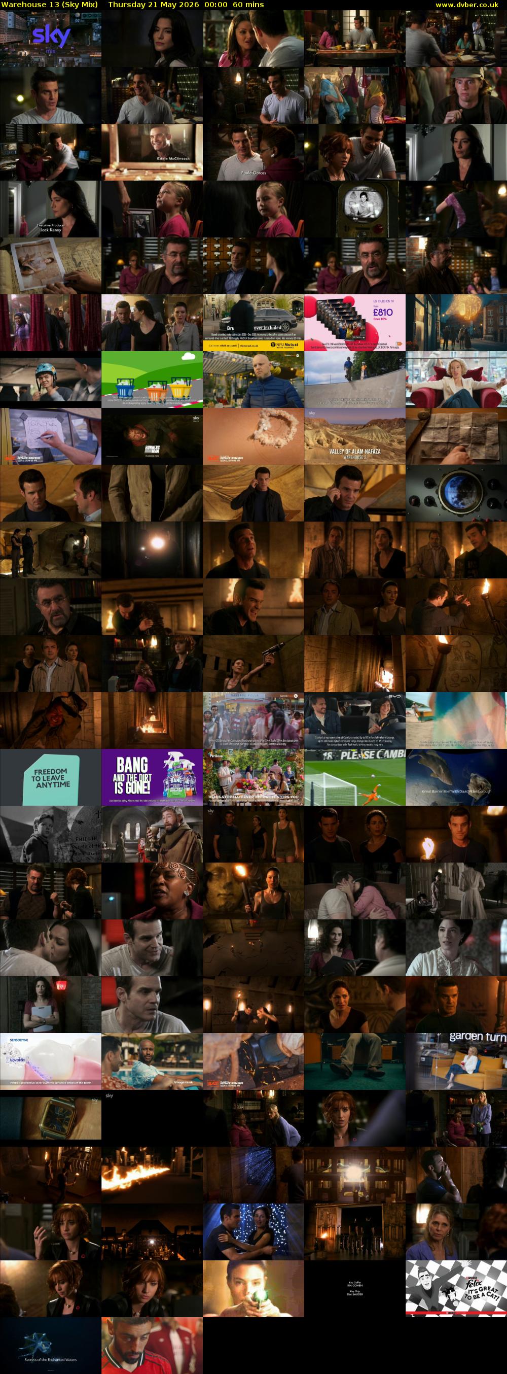 Warehouse 13 (Sky Mix) Thursday 21 May 2026 00:00 - 01:00