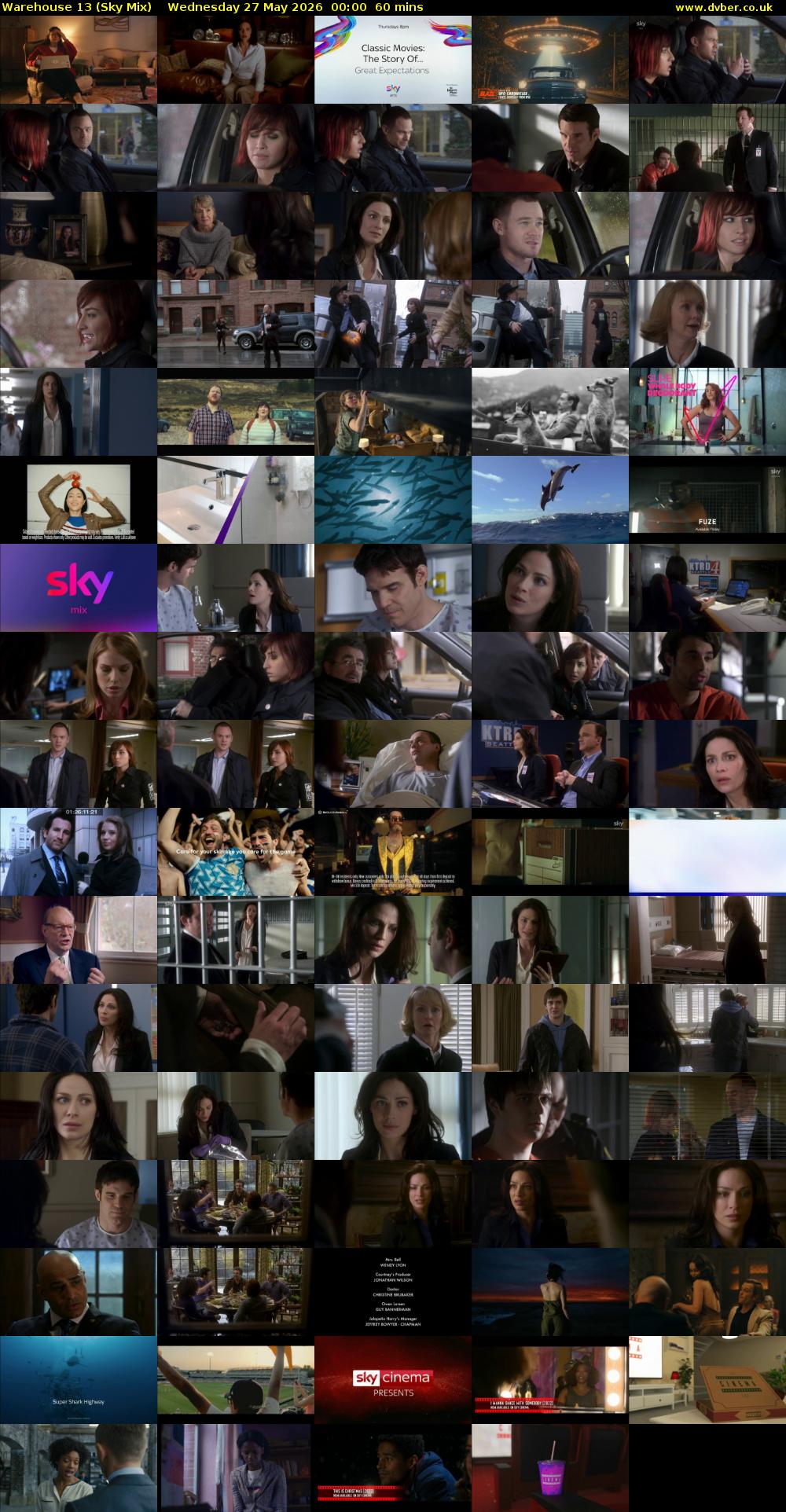 Warehouse 13 (Sky Mix) Wednesday 27 May 2026 00:00 - 01:00