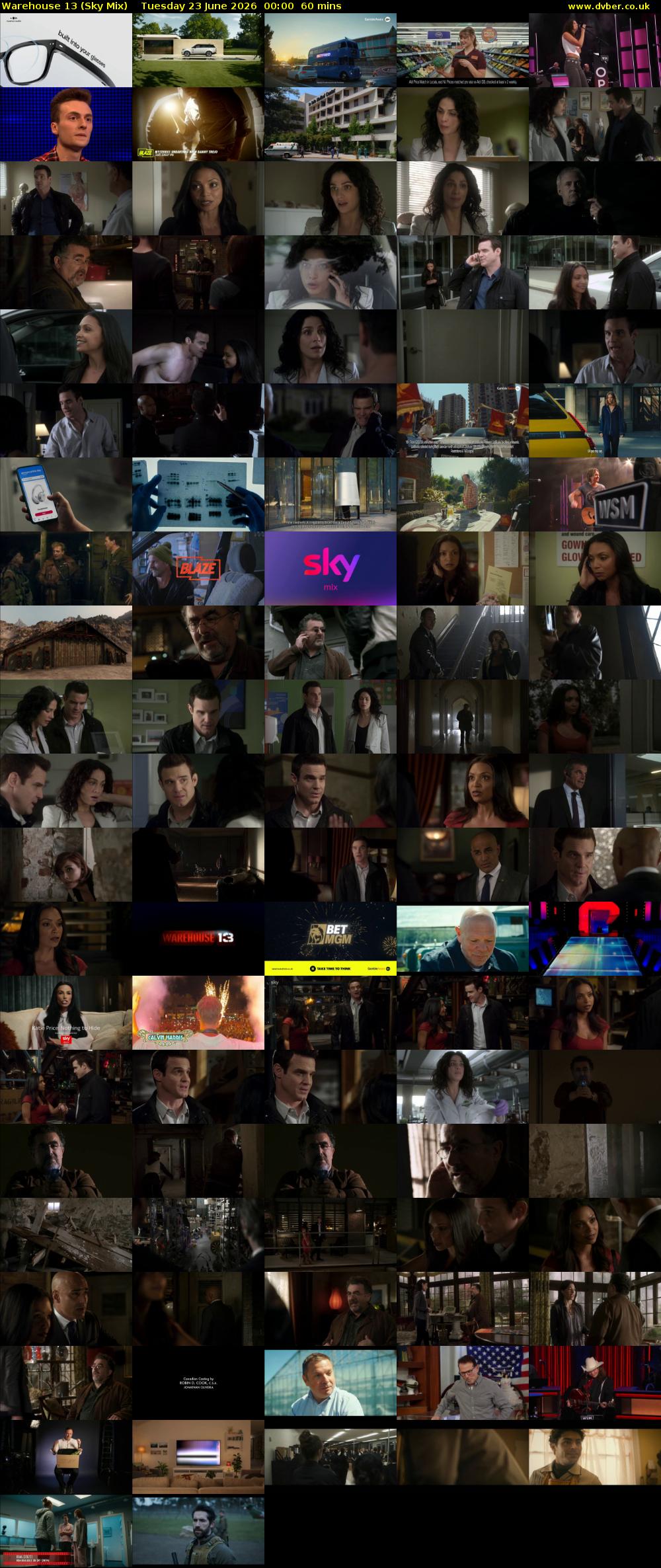 Warehouse 13 (Sky Mix) Tuesday 23 June 2026 00:00 - 01:00