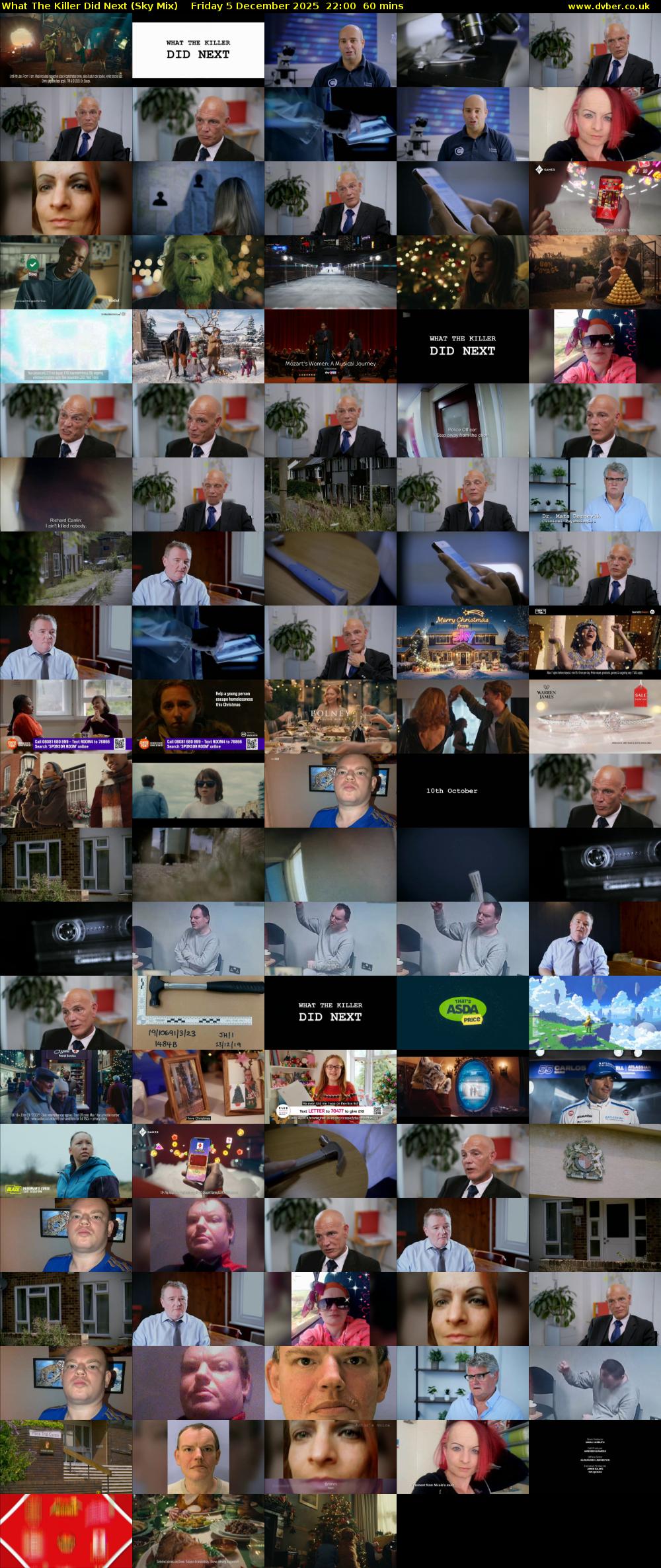 What The Killer Did Next (Sky Mix) Friday 5 December 2025 22:00 - 23:00