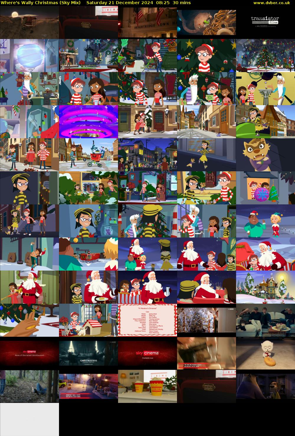 Where's Wally Christmas (Sky Mix) Saturday 21 December 2024 08:25 - 08:55