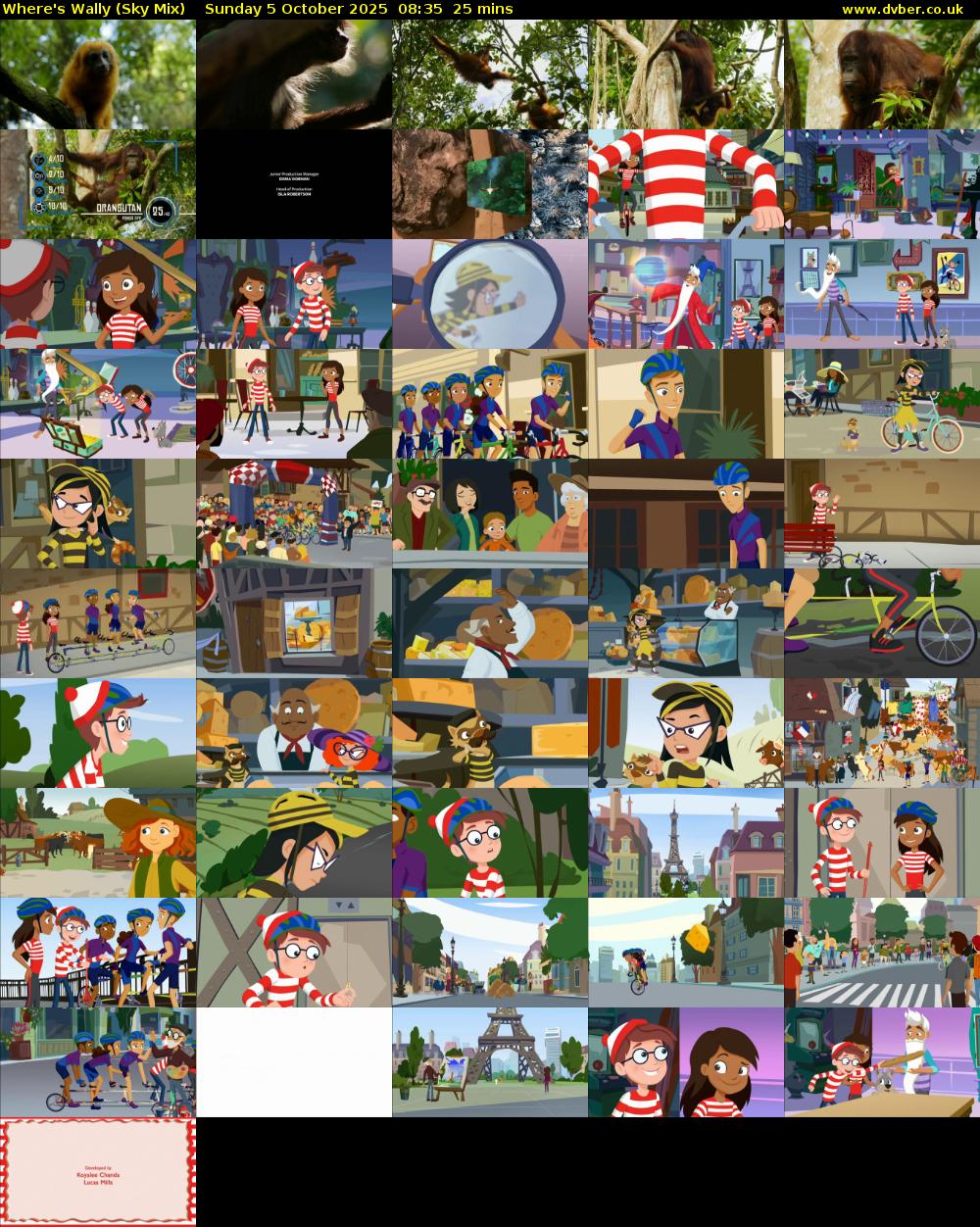 Where's Wally (Sky Mix) Sunday 5 October 2025 08:35 - 09:00