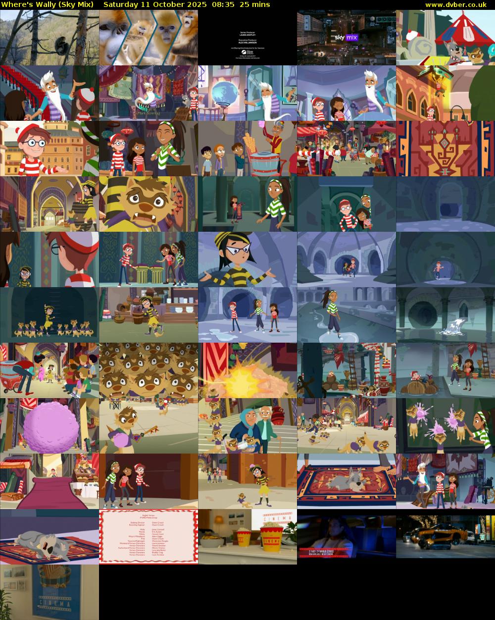 Where's Wally (Sky Mix) Saturday 11 October 2025 08:35 - 09:00