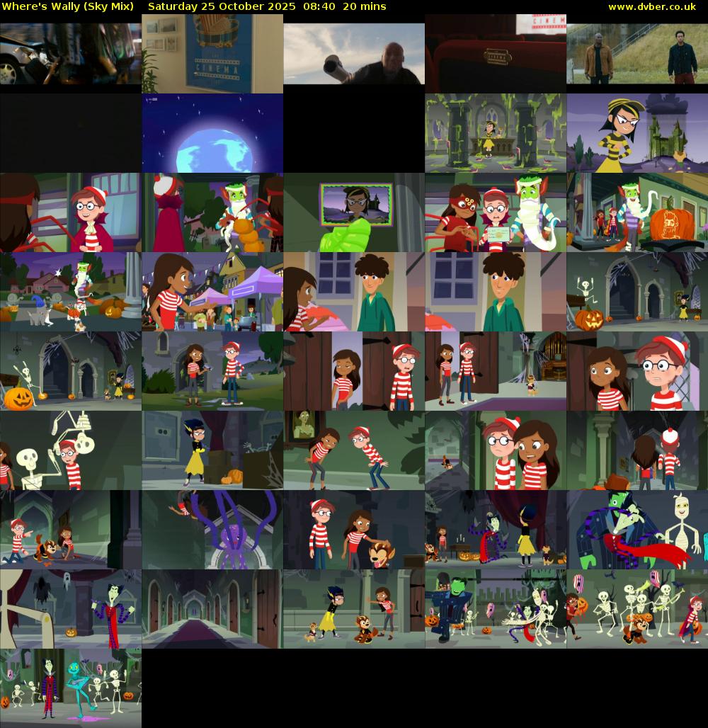 Where's Wally (Sky Mix) Saturday 25 October 2025 08:40 - 09:00