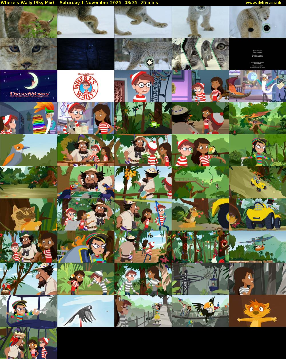 Where's Wally (Sky Mix) Saturday 1 November 2025 08:35 - 09:00