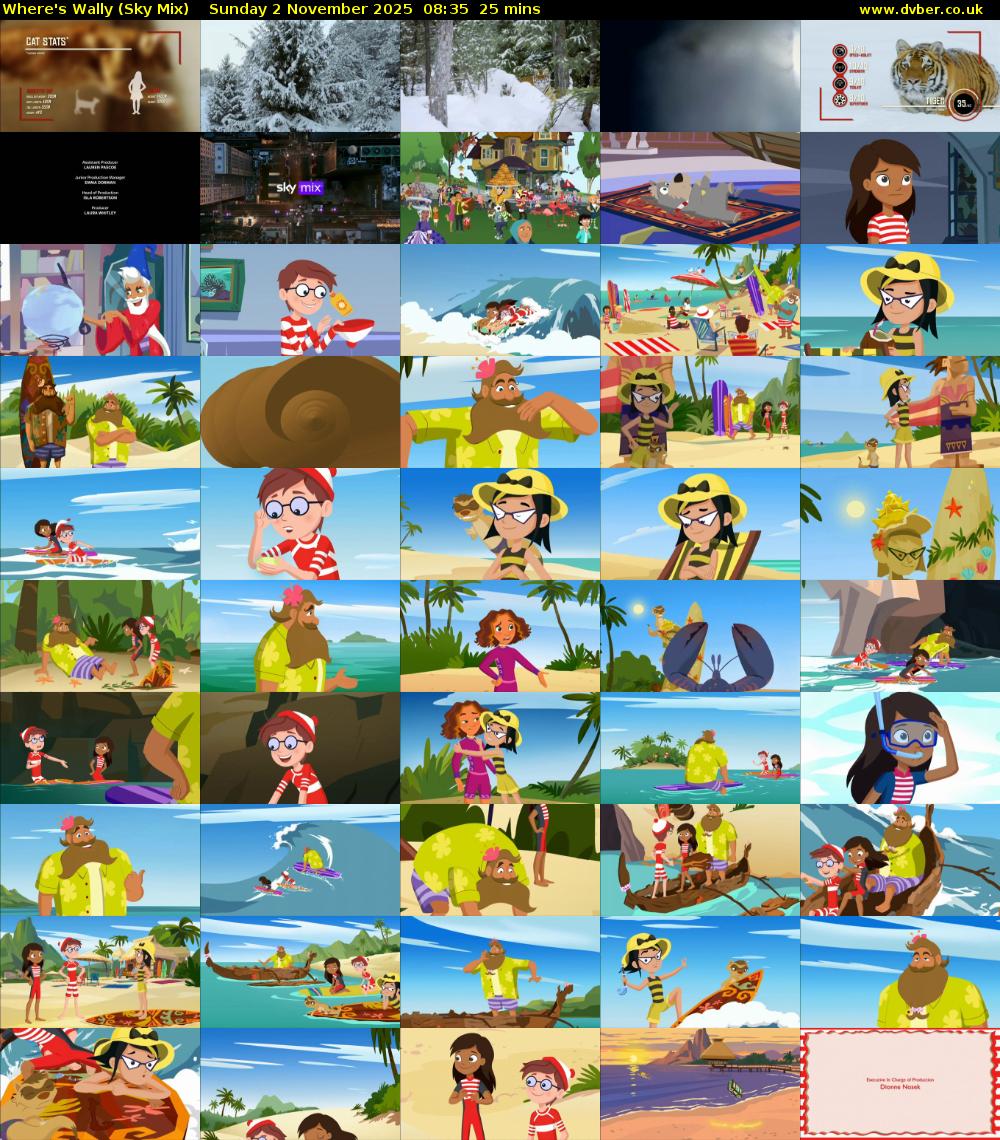 Where's Wally (Sky Mix) Sunday 2 November 2025 08:35 - 09:00
