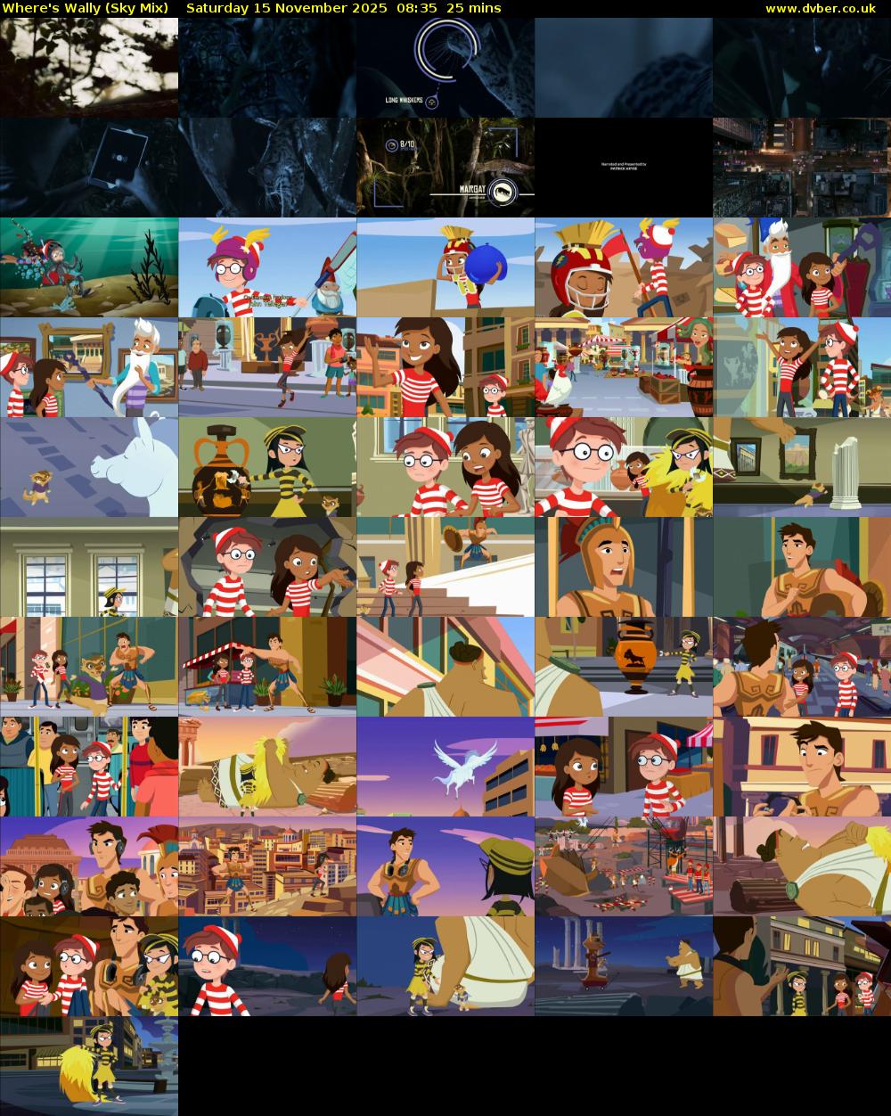 Where's Wally (Sky Mix) Saturday 15 November 2025 08:35 - 09:00