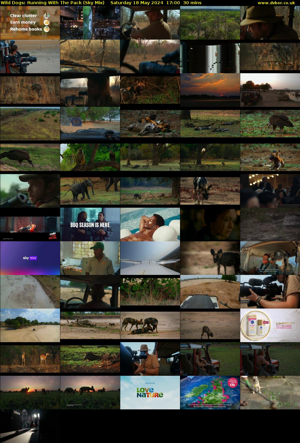Wild Dogs: Running With The Pack (Sky Mix) Saturday 18 May 2024 17:00 - 17:30