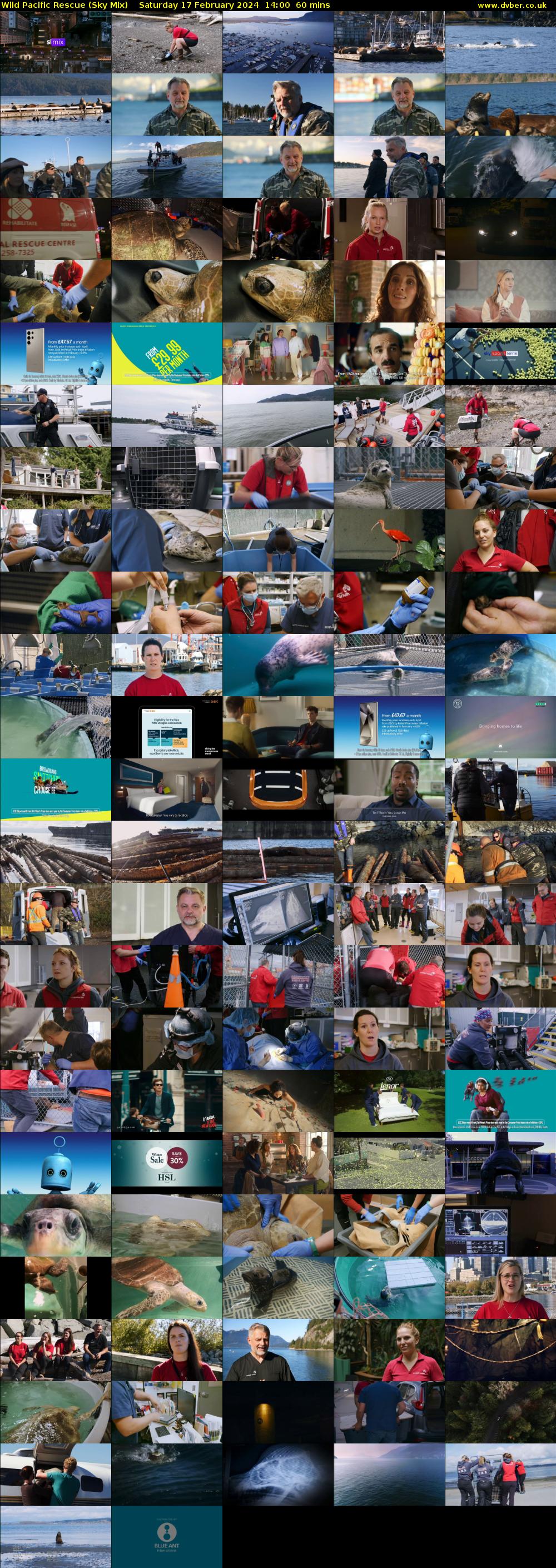 Wild Pacific Rescue (Sky Mix) Saturday 17 February 2024 14:00 - 15:00