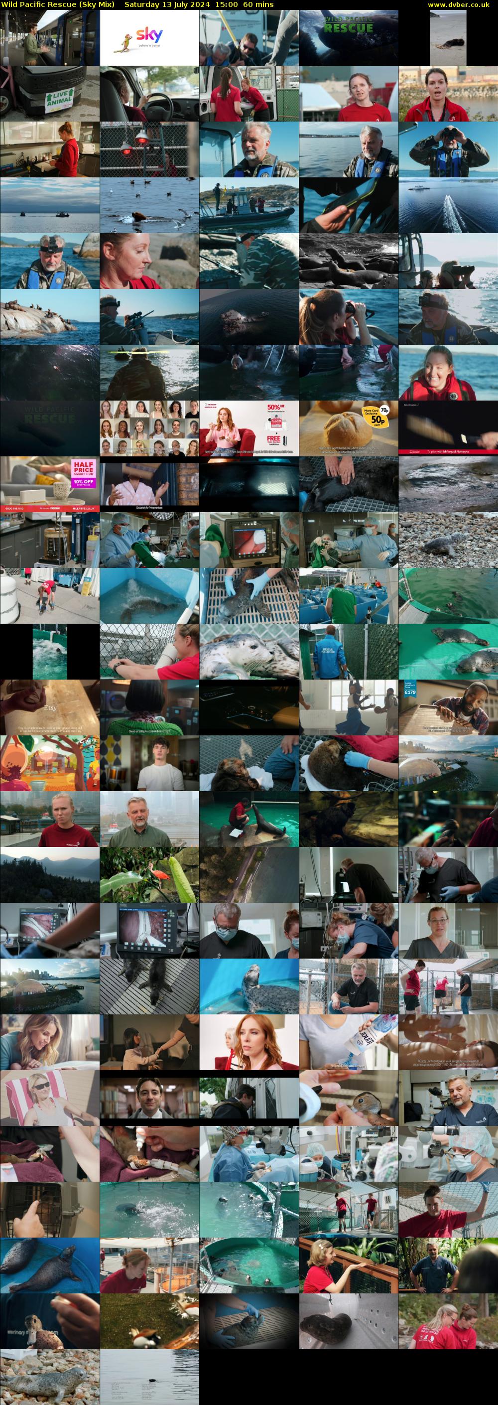 Wild Pacific Rescue (Sky Mix) Saturday 13 July 2024 15:00 - 16:00