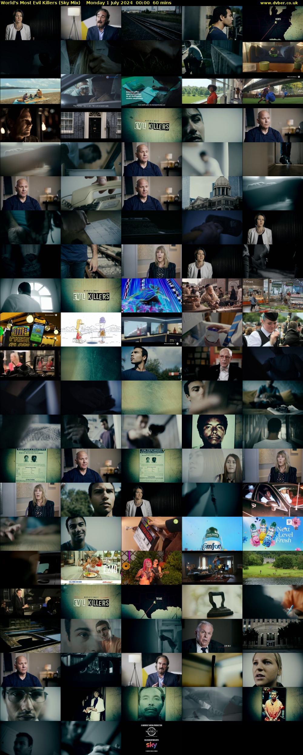 World's Most Evil Killers (Sky Mix) Monday 1 July 2024 00:00 - 01:00