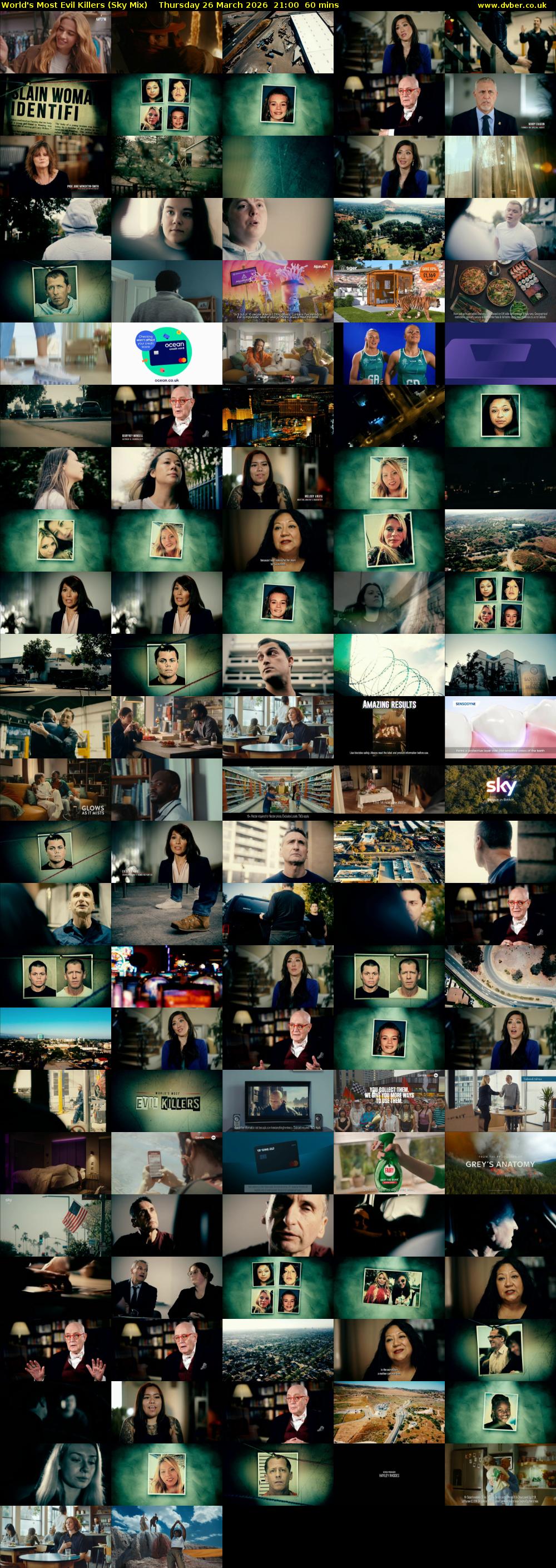 World's Most Evil Killers (Sky Mix) Thursday 26 March 2026 21:00 - 22:00