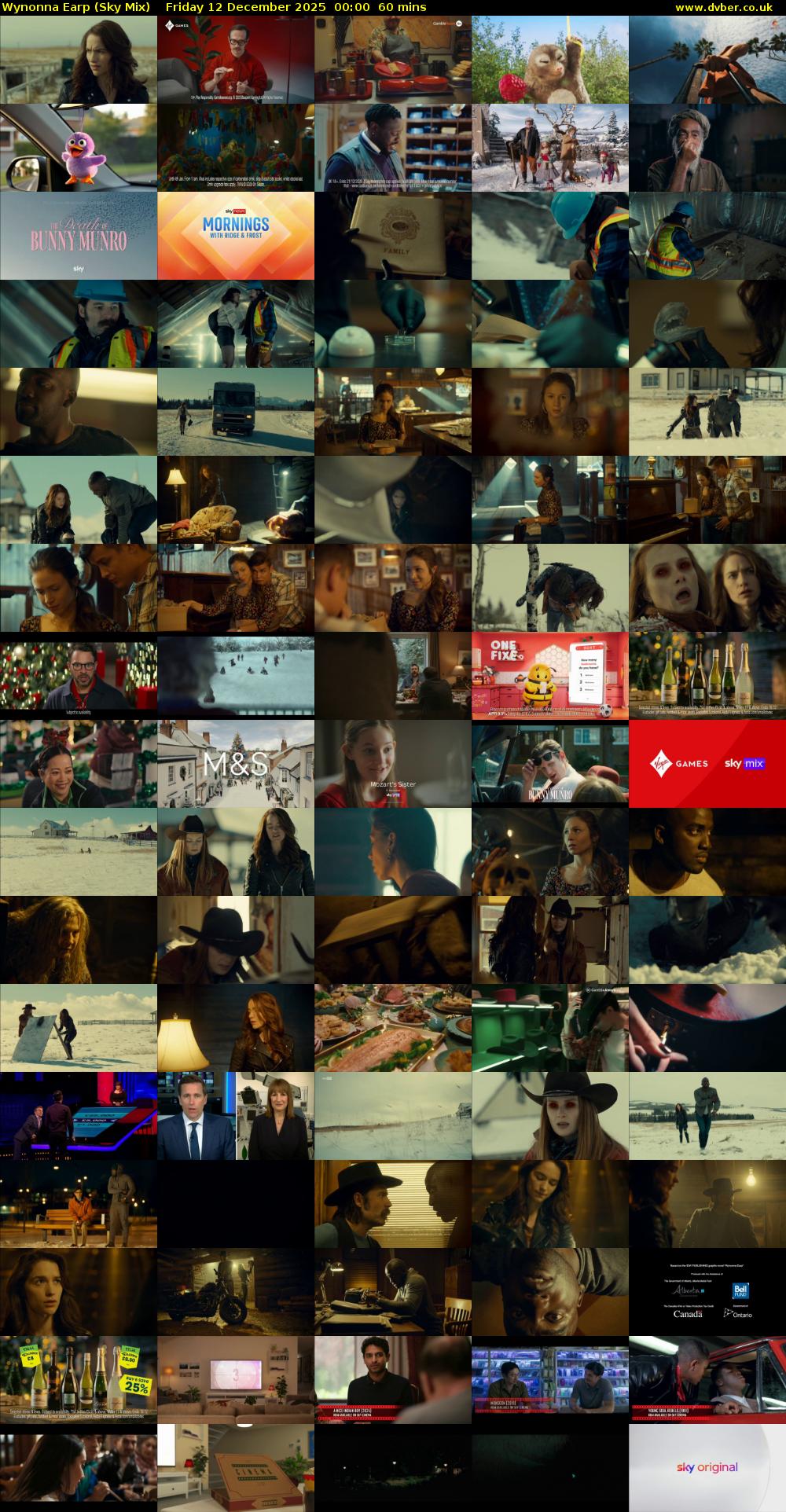Wynonna Earp (Sky Mix) Friday 12 December 2025 00:00 - 01:00