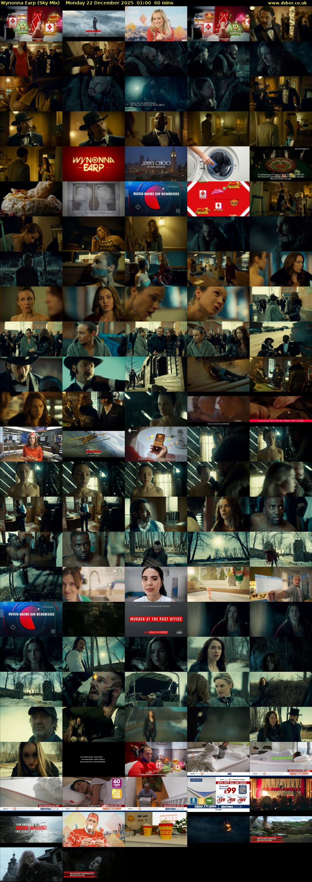Wynonna Earp (Sky Mix) Monday 22 December 2025 01:00 - 02:00