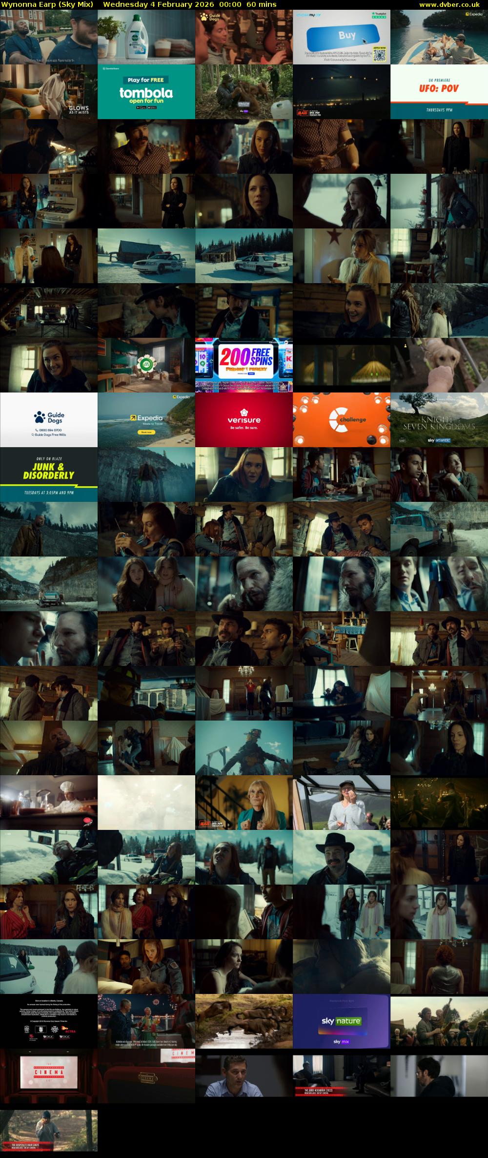 Wynonna Earp (Sky Mix) Wednesday 4 February 2026 00:00 - 01:00