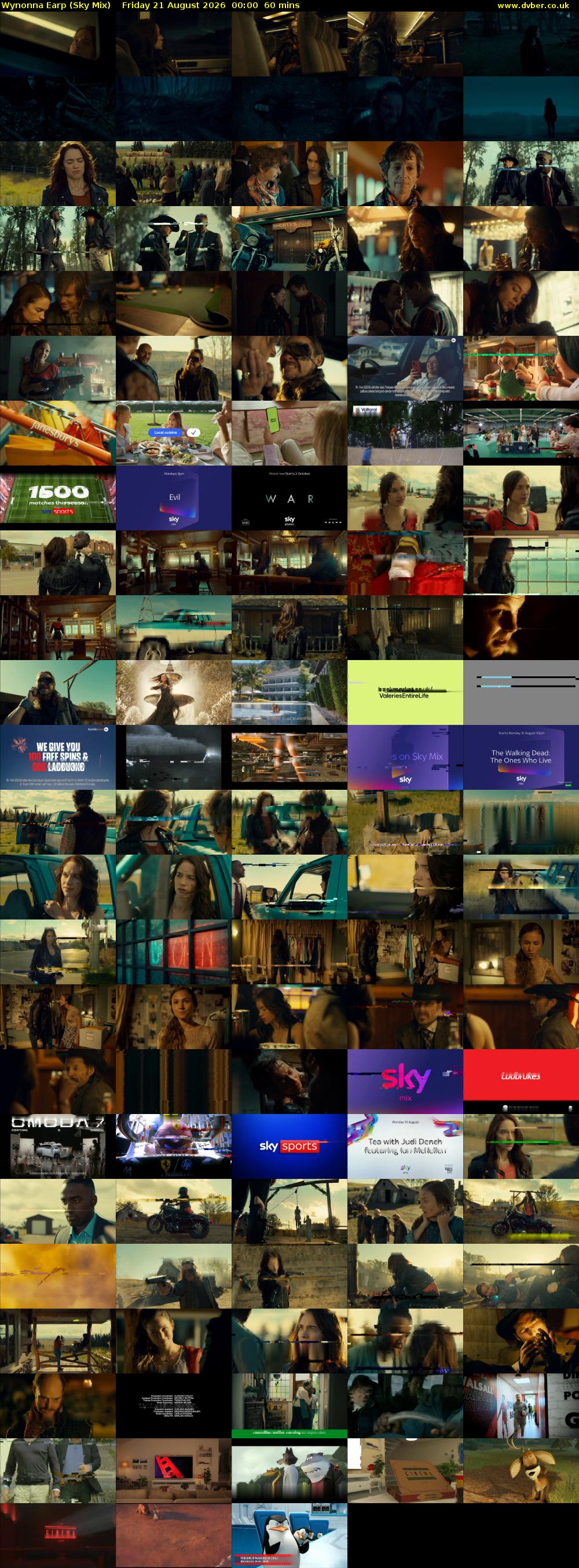 Wynonna Earp (Sky Mix) Friday 21 August 2026 00:00 - 01:00