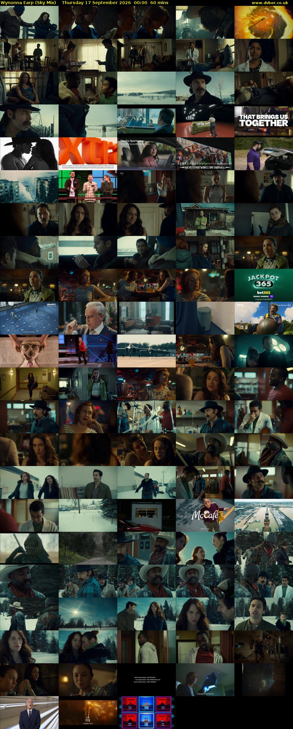 Wynonna Earp (Sky Mix) Thursday 17 September 2026 00:00 - 01:00