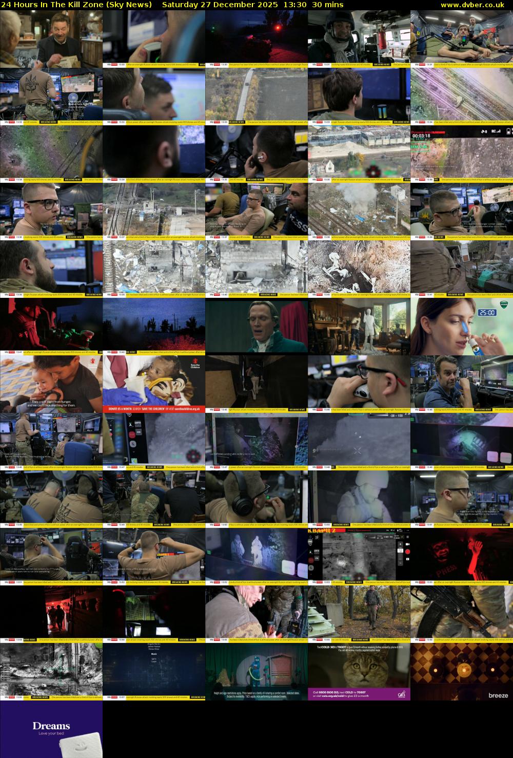 24 Hours In The Kill Zone (Sky News) Saturday 27 December 2025 13:30 - 14:00