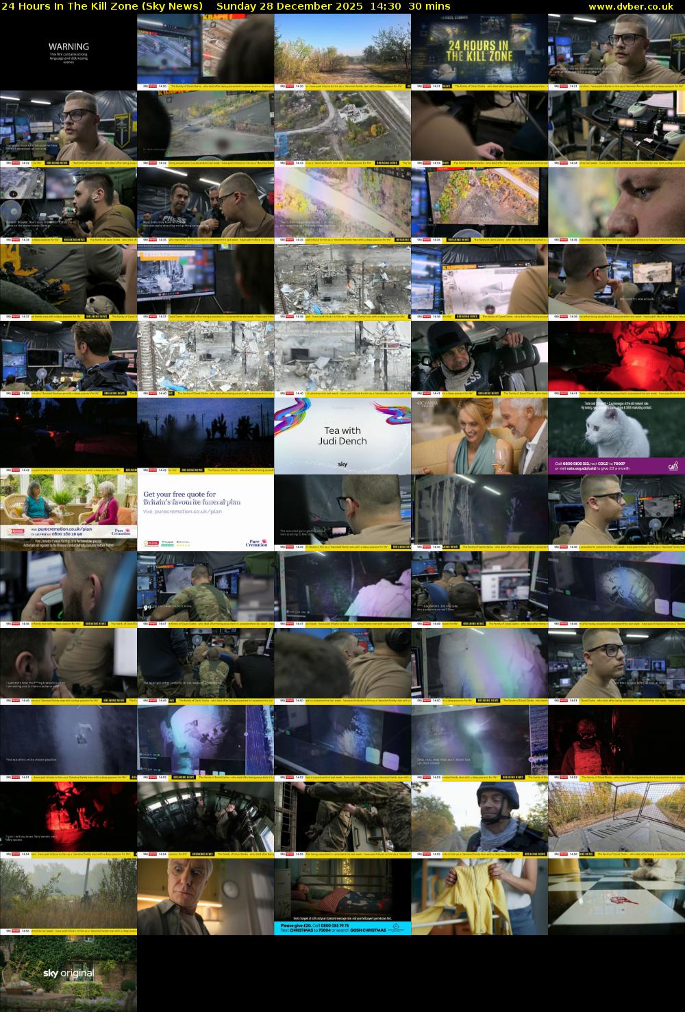 24 Hours In The Kill Zone (Sky News) Sunday 28 December 2025 14:30 - 15:00