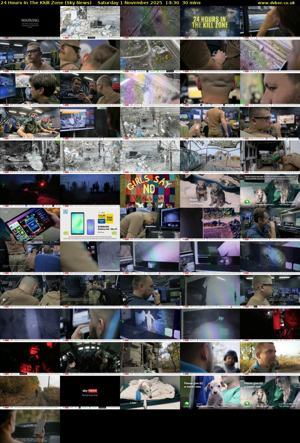 24 Hours In The Kkill Zone (Sky News) Saturday 1 November 2025 14:30 - 15:00