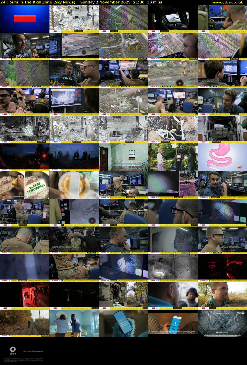 24 Hours In The Kkill Zone (Sky News) Sunday 2 November 2025 21:30 - 22:00